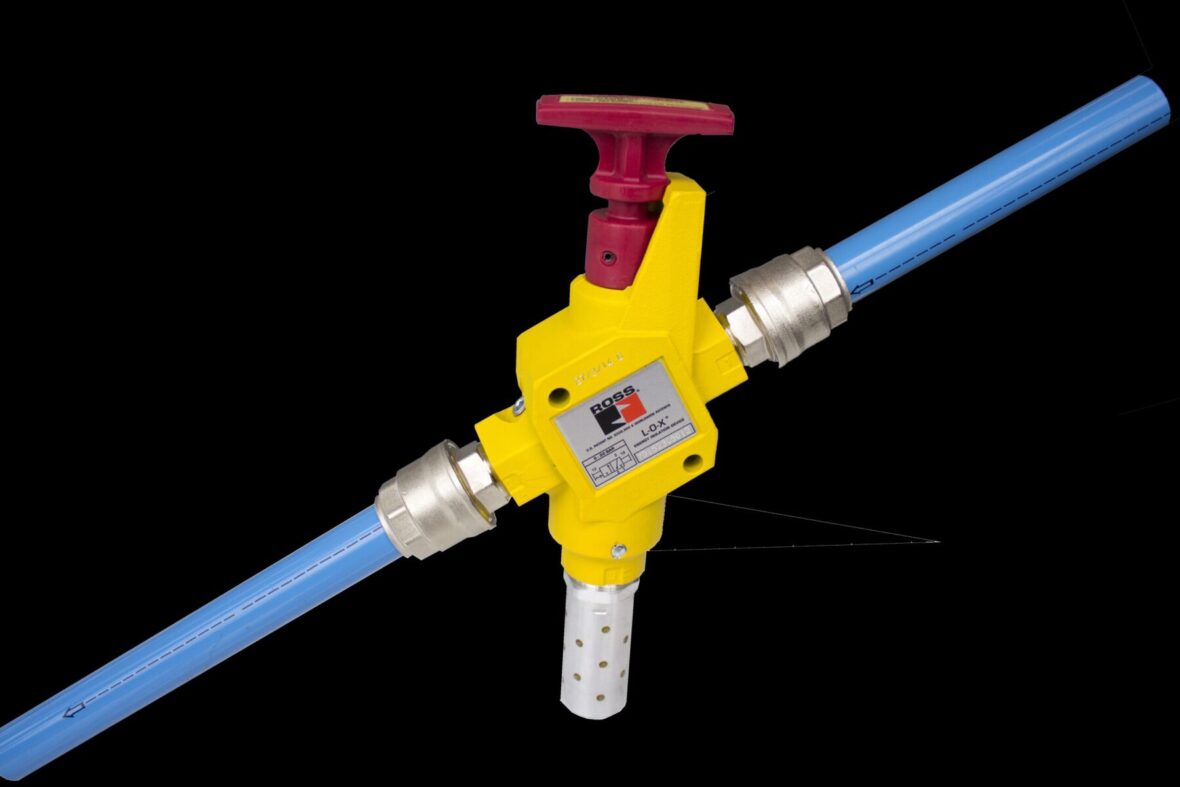 ROSS Valves lockout for safe compressed air work and maintenance