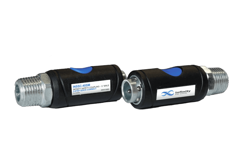 infinity compressed air 2-stage safety couplings
