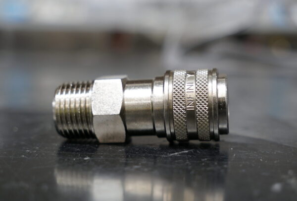 Quick Connect Male Nitto-style Coupling fitting for compressed air lines