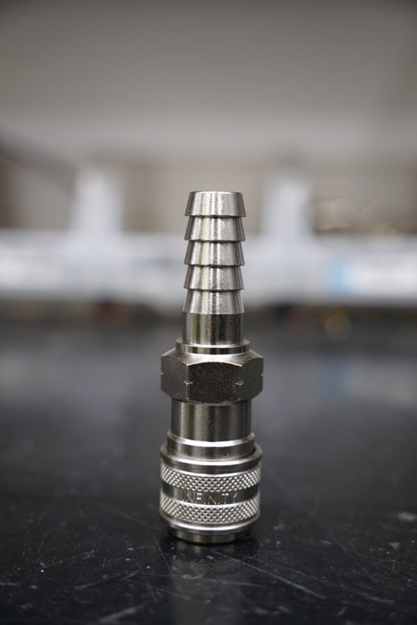 Quick Connect Barbed Nitto-style Coupling fitting for compressed air lines