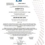 ICIM Certificate UNI EN ISO 9001 2015 infinity systems